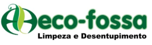 Logo da Eco-Fossa com um desenho que representa uma fossa ecológica